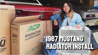 1967 Mustang Radiator Install