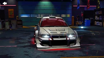 View My New Style Custom Car For Lancer Evolution VI 715 BHP With New Style Neons in NFS No Limits