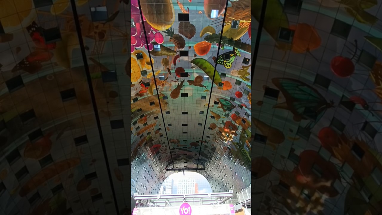 Holland, Rotterdam, Market Hall.