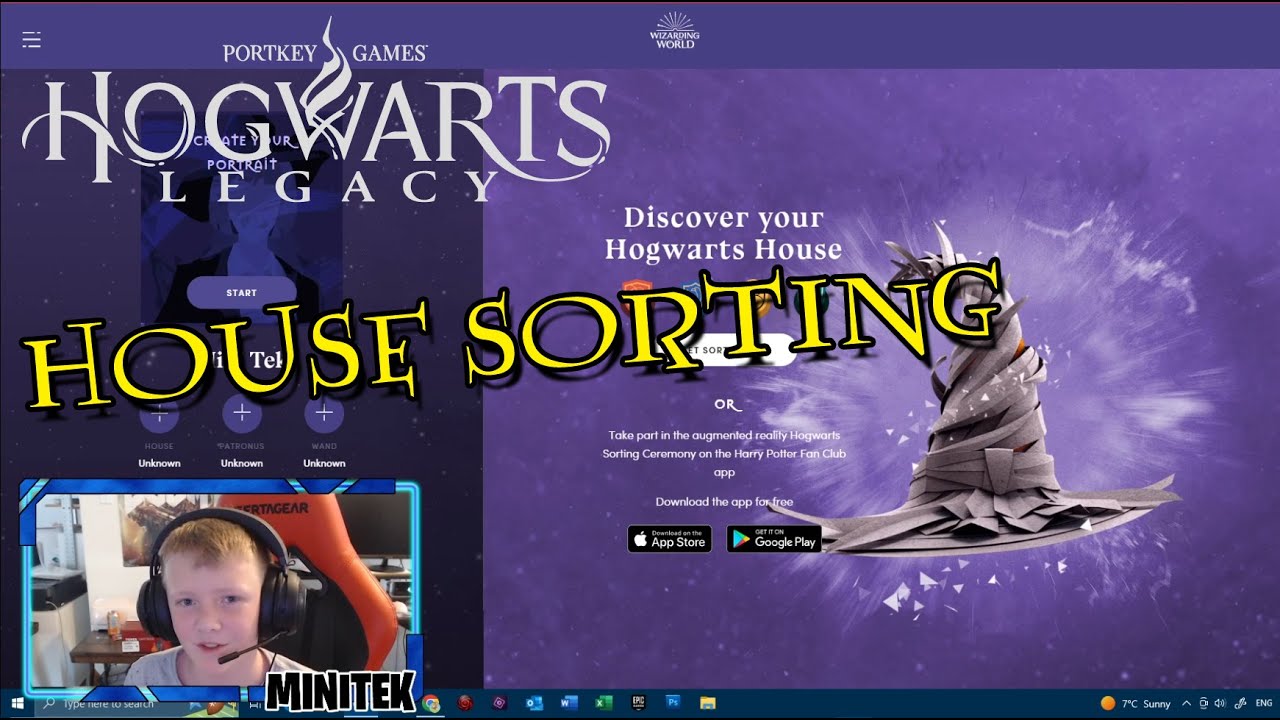 Hogwarts Legacy: Sorting Hat Ceremony - YouTube