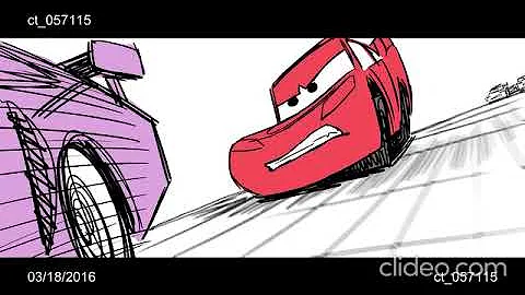 Cars 3 Crash  (Deleted Scene) Reversed
