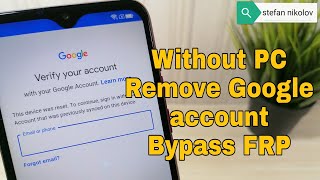 Ulefone Note 7, Remove Google Account, Bypass FRP. Without PC!!!