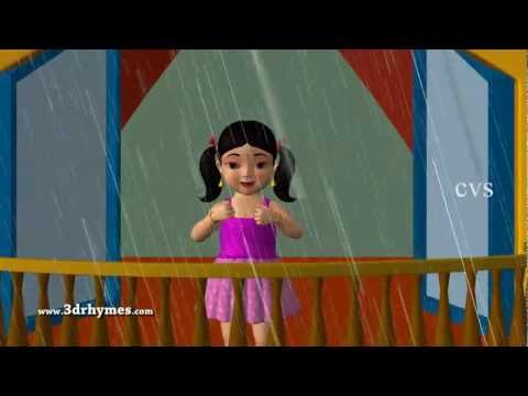 3D Animation I Hear Thunder Nursery Rhyme for Children with Lyrics