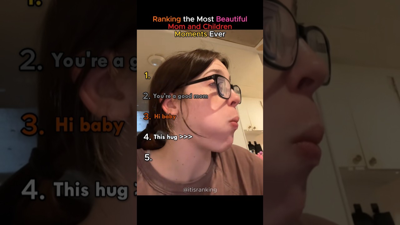 Ranking the Most Beautiful Mom and Children Moments Ever 