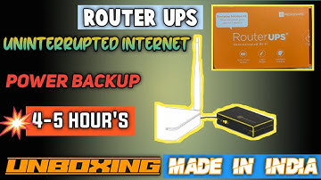 router ups | router ups unboxing | router ups uninterrupted wifi | resonate ups