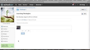 Using Schoology to Create a Student-Centered Learning Environment