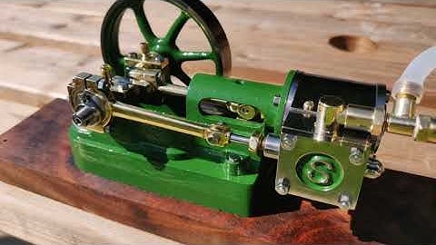 Stuart Models 10H steam engine first run on air