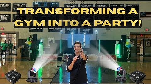 Transforming a Gym into a Party! 💡 CBS MiniTHON Lighting Setup Vlog