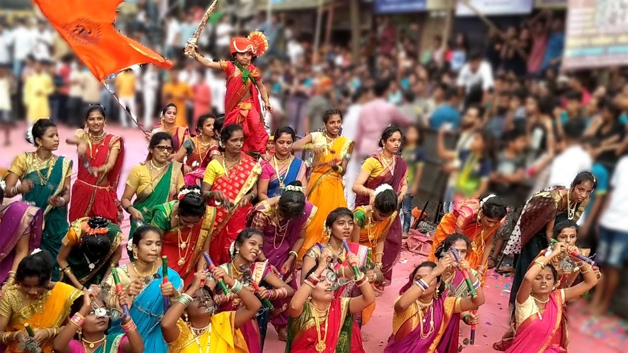 Dwarkamai Mahila Lezim Pathak at Chinchpokli cha Chintamani 2018 Patpujan