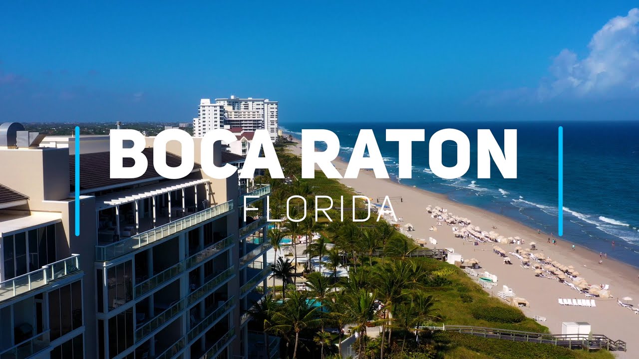 Boca Raton, Florida | 4K drone video - YouTube