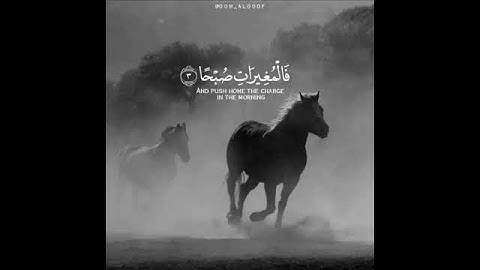 سورة العاديات القارئ عبدالرحمن مسعد