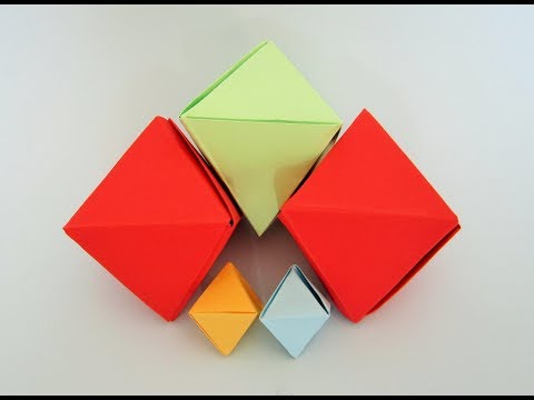 Video: Kako Narediti Oktaeder