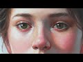 Painting portraits in oil pastel  color palettes for light and dark skin tones 