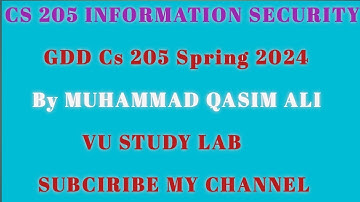CS  205 Information security GDB SPRING 2024