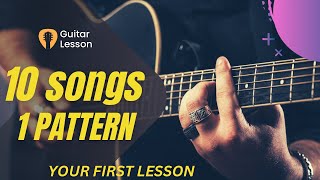 Anyone Can Play These 10 Songs | Just 1 Pattern | Easy Guitar Lesson For Beginners | Part 2
