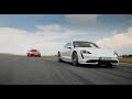 PORSCHE TAYCAN против 911 + гоночный трек! Тест-драйв и обзор электросуперкара Порше Тайкан Турбо