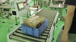 Powered Roller Checkweigher for Wrapped Cartons