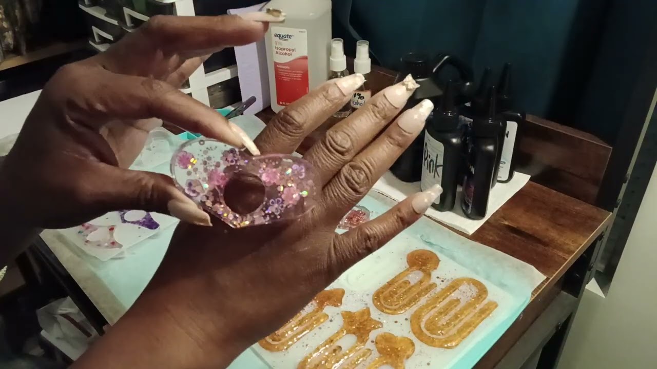 Demolding UV Resin Book Page Holders and Jumbo Paperclips