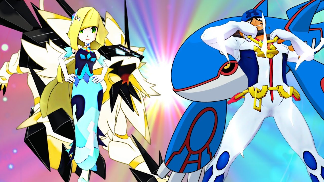 SS Lusamine vs Archie Master Pair Showdown Part 2 Off-Type Pre Sync 2000 Points | Pokemon Masters EX