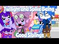 Twilight and spike being good siblings  mlp    natierose 