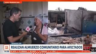 compilación de la TV chilena durante los incendios de viña del mar 2022