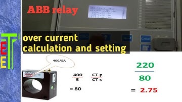 Over current calculation and setting