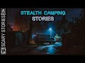 3 disturbing vanlife stealth camping stories vol 2  rain  haunting ambience