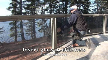 Kool-Ray Installation -  Glass panels