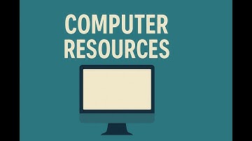 Computer Resources 101