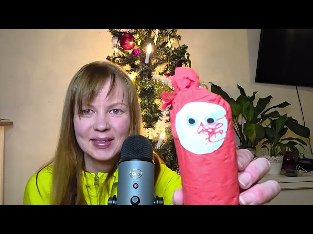 Me and the elves, crackling sounds – ASMR whispering with an accent