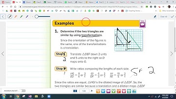 Chapter 7 Lesson 3 Similarity and Transformations