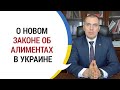 О новом законе об алиментах в Украине