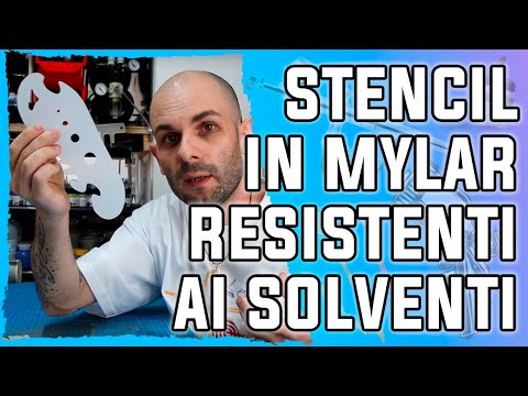 Mylar: Un materiale molto resistente per realizzare stencil per aerografia