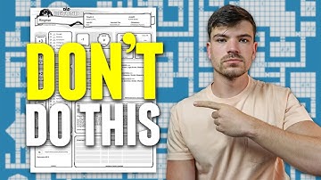 The BIGGEST D&D Character Mistakes