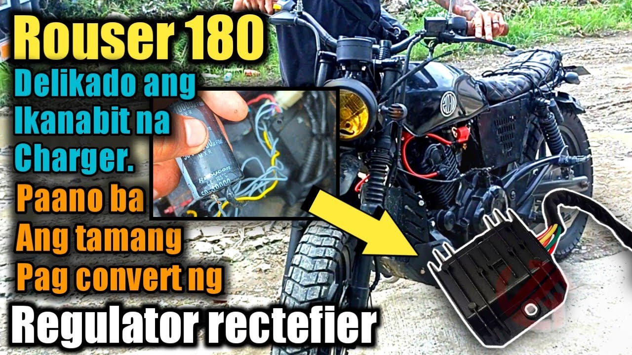 Rouser 180 ,Delikado ang inilagay na charger,Pweding masunog ang wirings ng motor nyo dito.