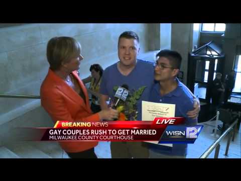 First same-sex couple