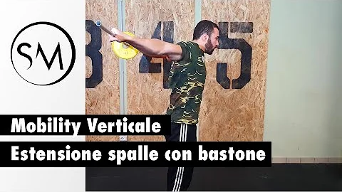 Un esercizio per aumentare la moblità delle spalle per la Verticale: Estensione spalle con bastone