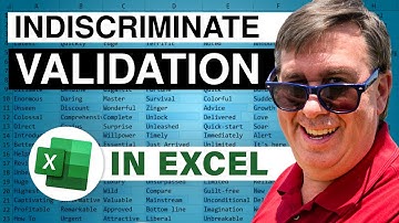 Excel - Creating Flexible Drop-Down Lists: Data Validation & Overriding List Entries - Episode 381