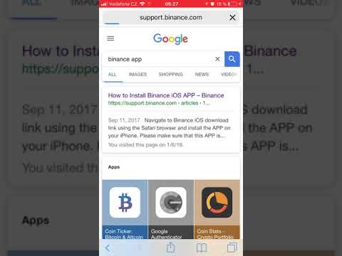   30 Sec Tutorial Install Binance On Apple IPhone IPad IOS 11 The Fastest On YouTube