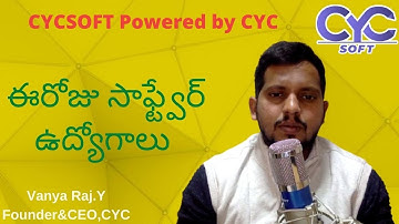 ఈరోజు సాఫ్ట్వేర్ ఉద్యోగాలు | DevOps jobs in Hyderabad for experienced | Vanya Raj | CYCSOFT