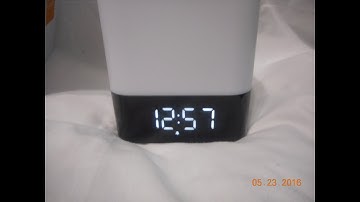How to set the time and alarm Alisten Bluetooth Speaker