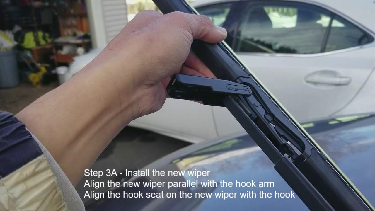 How to Change Michelin Windshield Wiper YouTube