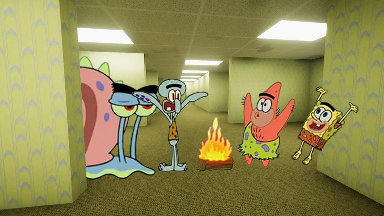 4 cavepeople try and beat the backrooms