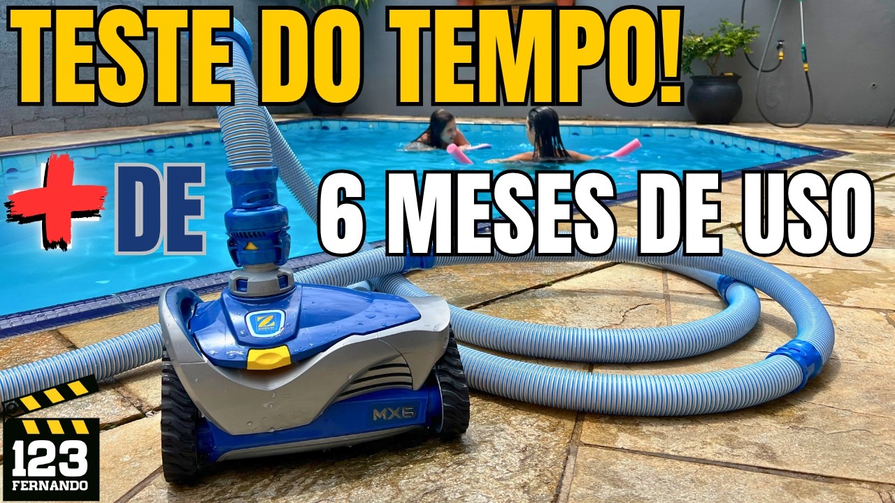 MENOR PREÇO AGORA NO INVERNO, ROBÔ LIMPADOR DE PISCINA FLUIDRA ZODIAC MX6 e TESTE CLEAR GEL