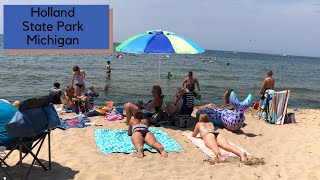 Holland, Michigan - Holland State Park, swimming, beach walk & more! #beachaction