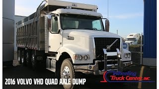 2016 Volvo VHD Quad Axle Dump Truck