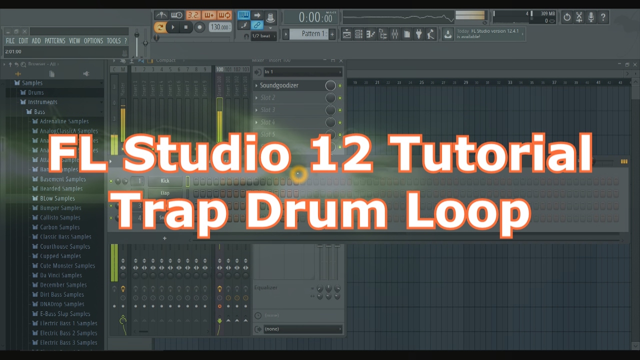 trap drums fl studio