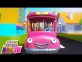 Wheels On The Bus | Classic Nursery Rhymes By ABC Baby | Pink Color Bus