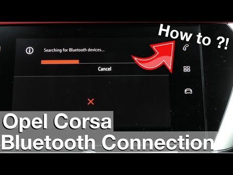 Connecting Smartphone to Opel Corsa via Bluetooth (2021)