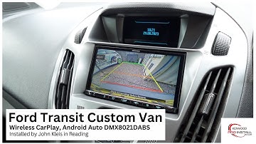 Ford Transit Custom Wireless CarPlay Rear Camera DMX8021DABS #carplay #carentertainment #vanlife